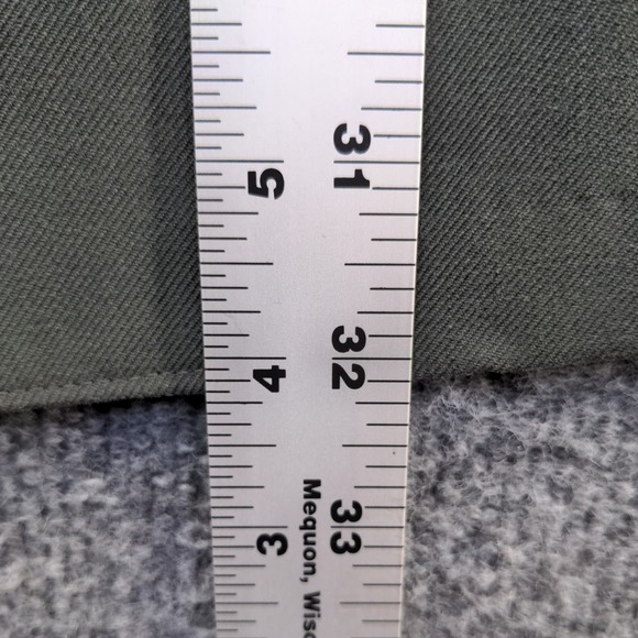 U.S. Army Men's Serge Green Dress Coat Size 42R Poly Wool Blend Military Uniform - Picture 12 of 13